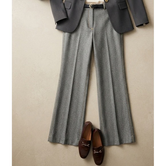 Banana Republic Pants - Banana Republic Gray Wide-Leg Trousers